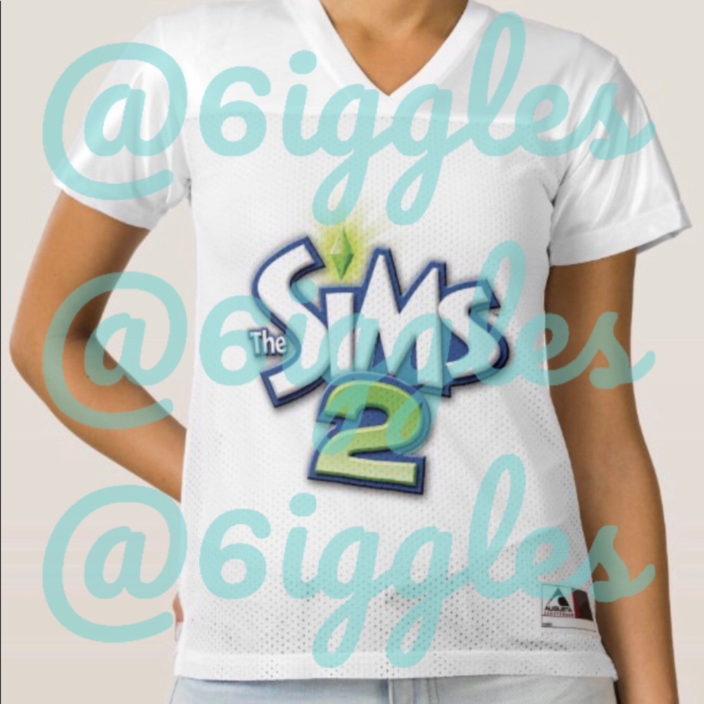 PREORDER The Sims 2 PC game Football White Jersey